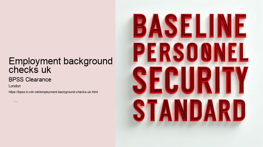 employment background checks uk