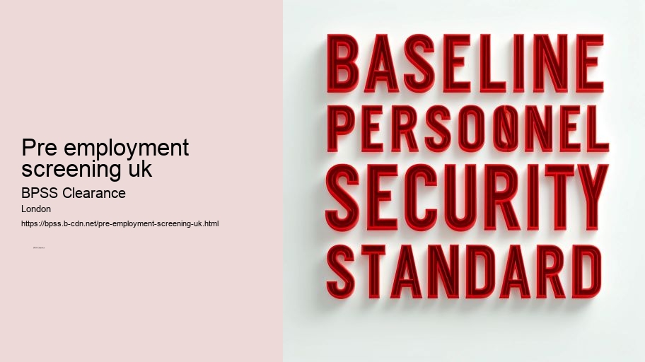 pre employment screening uk